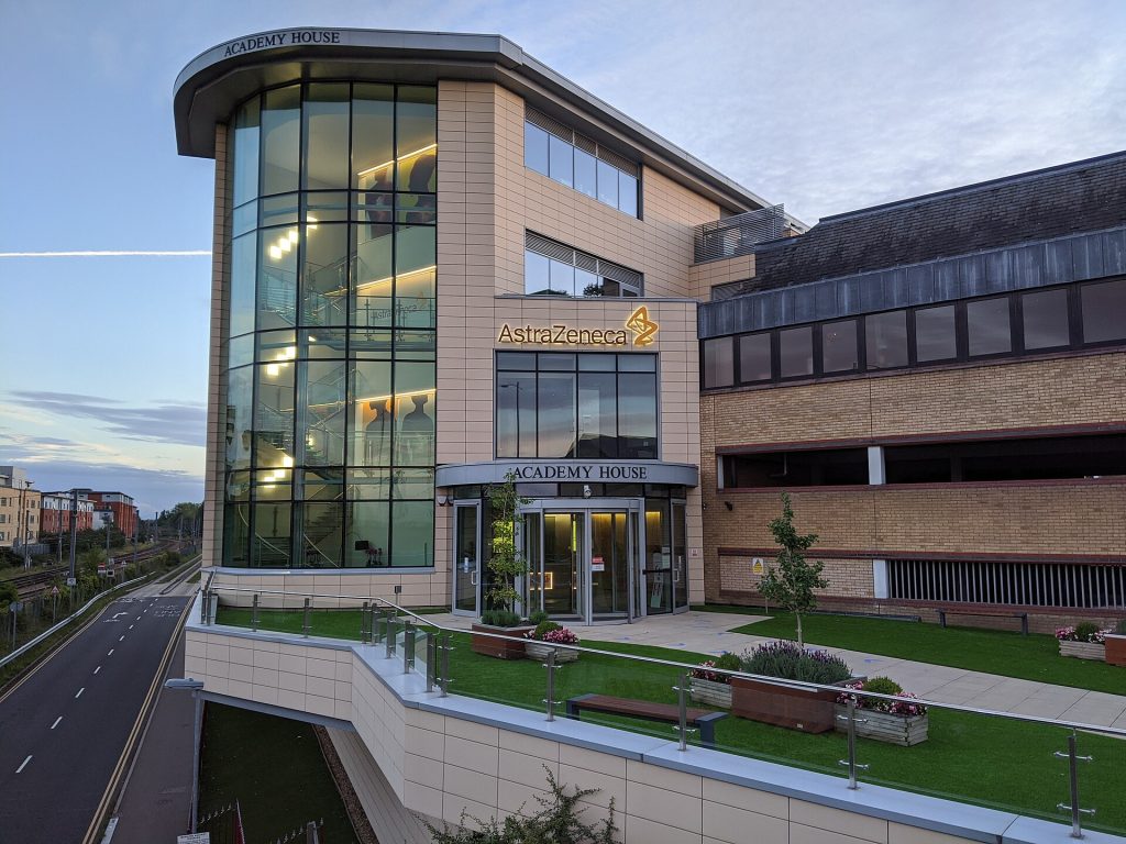 AstraZeneca HQ in Cambridge UK